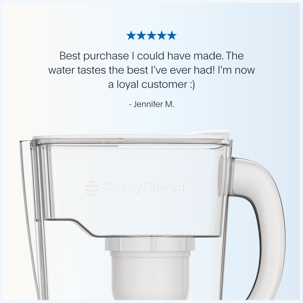 Clearly Filtered Water Pitcher